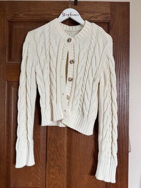 Abercrombie & Fitch cableknit cardigan
